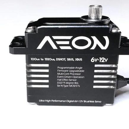 Aeon RC Brushless servo, Multi-Protocol, Event-Driven 12V Programmable Servo (PRE ORDER)-Mad 4 Heli