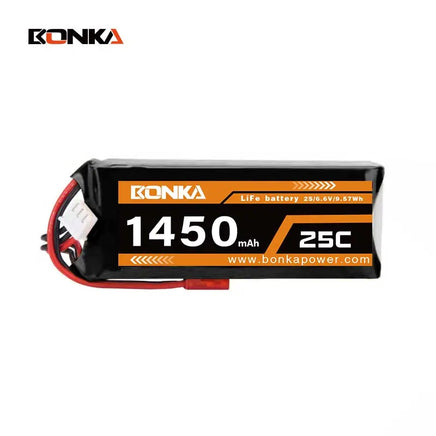 BONKA 1450mAh 25C 2S LiFe Battery-Mad 4 Heli