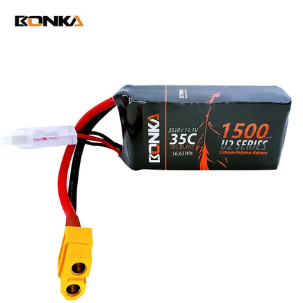 BONKA 1500mAh 35C 3S LiPo Battery (XT60)-Mad 4 Heli