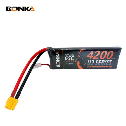 BONKA 4200mAh 65C 2S LiPo Battery (XT60)-Mad 4 Heli