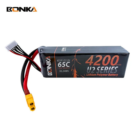 BONKA 4200mAh 65C 6S LiPo Battery (XT60)-Mad 4 Heli