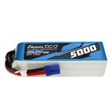 Gens Ace 6S 5000mAh 22.2V 45C Soft Case LiPo Battery (EC5)-Mad 4 Heli