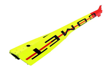 H0880-S Carbon Fiber Tail Boom Yellow/Red - Goblin Comet (Special Order)-Mad 4 Heli