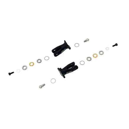 H1770-S RAW 500/520 ALUMINUM TAIL BLADES GRIP-Mad 4 Heli