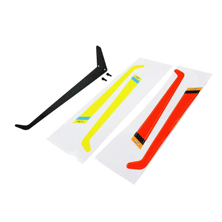 H2066-S CF Tail Fin-Mad 4 Heli