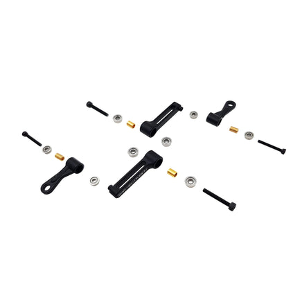 H2075-S Aluminum Radius Arm Set-Mad 4 Heli