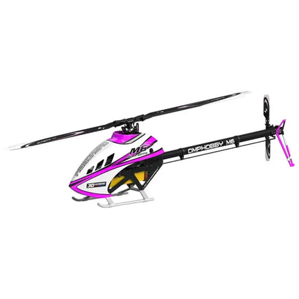 OSHM608P OMPHOBBY M6 RC Helicopter with Blades Nebula Pink-Mad 4 Heli