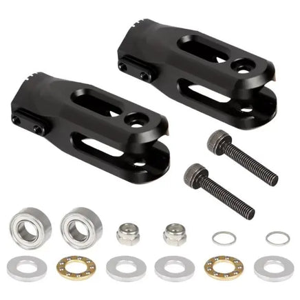 OSHM4009B OMPHOBBY M4 Main Rotor Blade Grip Set- Black-Mad 4 Heli
