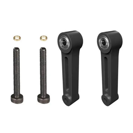 OSHM4012B OMPHOBBY M4 Swashplate Driver Arm Set – Black-Mad 4 Heli
