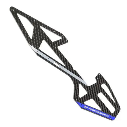 OSHM4014B-L OMPHOBBY M4 Left Main Frame – Classic Blue-Mad 4 Heli
