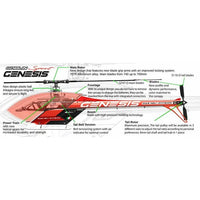 SG766 GENESIS Sport Orange (Special order)-Mad 4 Heli