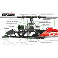 SG766 GENESIS Sport Orange (Special order)-Mad 4 Heli