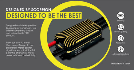 Scorpion Tribunus III 14-150A ESC SBEC-Mad 4 Heli