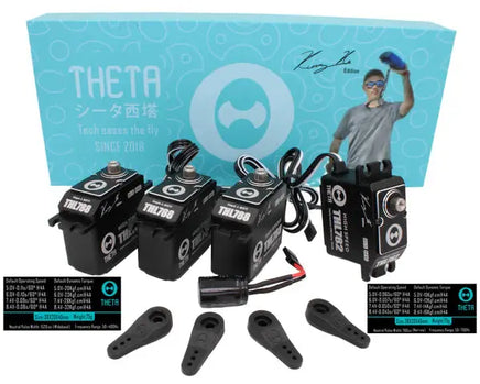 TS-KKES Theta Kenny Ko Edition HV Servo Set-Mad 4 Heli