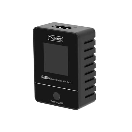 ToolkitRC - M4AC 30W LiPO LiFE LiHV Compact AC Charger-Mad 4 Heli