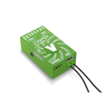 05551 VBar NEO Aluminum case, green-Mad 4 Heli