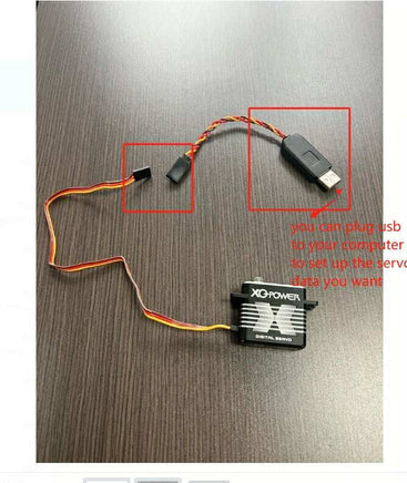 XQ-P8001 XQPOWER Servo Programmer Script Debugger-Mad 4 Heli