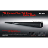 H70T005XX Align Trex 700 Carbon Fiber Tail Boom-Matte Black-Mad 4 Heli