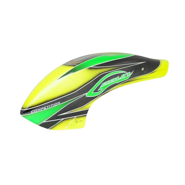 H0357-S Canomod Airbrush Canopy Yellow/Green - Goblin 700 Competition