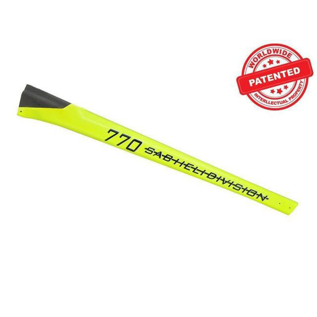 H0380-S Carbon Fiber Tail Boom Yellow - Goblin 770 Competition