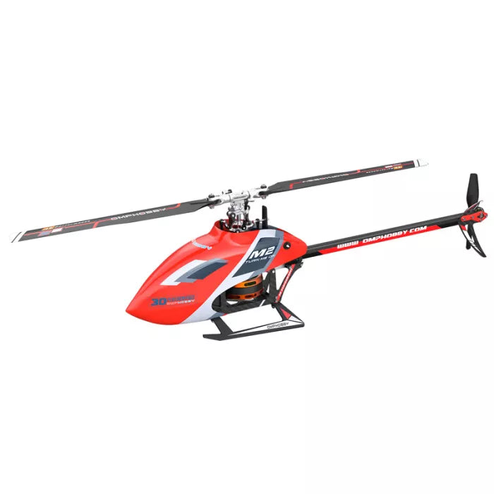 OSHM0025 OMPHOBBY M2 RC Helicopter EVO Version Racing RED