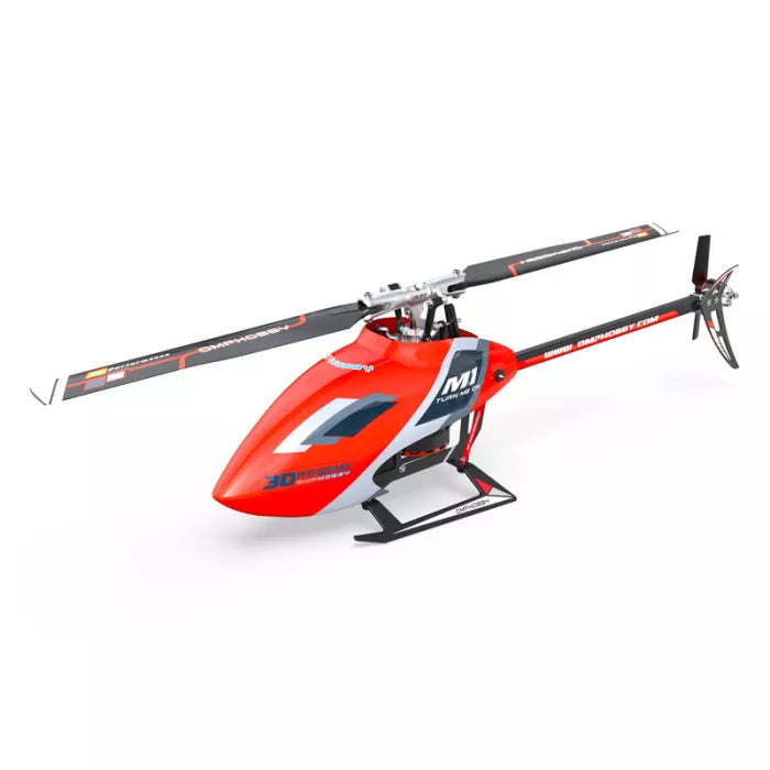 OSHM0021 OMPHOBBY M1  EVO RC Helicopter  Glamour RED
