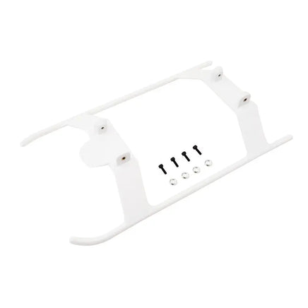 H1465-W-S PLASTIC WHITE LANDING GEAR-Mad 4 Heli