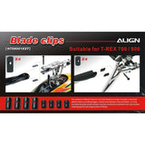 H70H001XX Align Trex 700-800 Blade Clips.-Mad 4 Heli