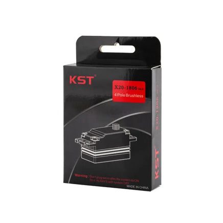 KST - X20-1806 Brushless Low-profile Cyclic Servo 18Kgf.cm 0.06sec/degree-Mad 4 Heli