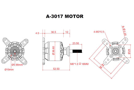 Scorpion A-3017-560kv (Special Order)-Mad 4 Heli