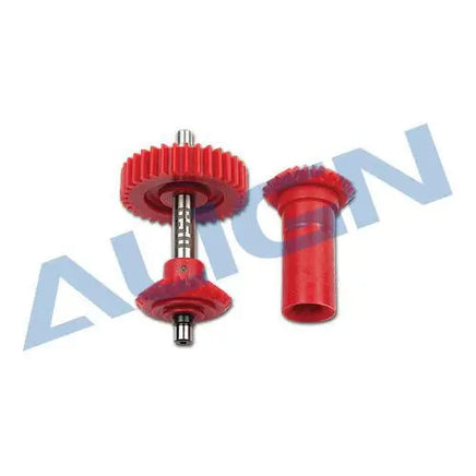 H65G003XXW Align Trex 650X M0.8 Torque Tube Front Drive Gear Set/34T-Mad 4 Heli