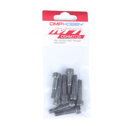 OSHM7120 OMPHOBBY M7 Hex Screw (Half Thread) M4x18-Mad 4 Heli