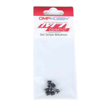 OSHM7127 OMPHOBBY M7 Set Screw M4x4-Mad 4 Heli