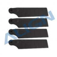 HQ0703A ALIGN TB40 70mm Carbon Fibre Tail Blades-Mad 4 Heli