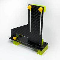 AAVXG0450 Ultra-High precision carbon fiber Pitch Gauge phone holder for the IRCHA App-Mad 4 Heli