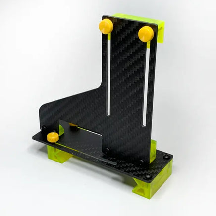 AAVXG0450 Ultra-High precision carbon fiber Pitch Gauge phone holder for the IRCHA App-Mad 4 Heli