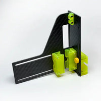 AAVXG0450 Ultra-High precision carbon fiber Pitch Gauge phone holder for the IRCHA App-Mad 4 Heli