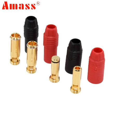 Amass AS150 Male Female Anti Spark Connector 7mm Plug Set-Mad 4 Heli