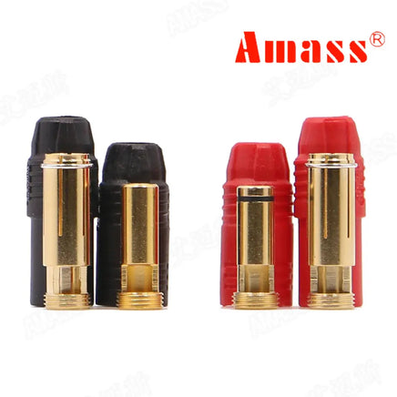 Amass AS150 Male Female Anti Spark Connector 7mm Plug Set-Mad 4 Heli