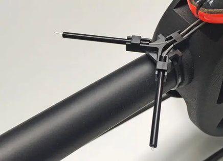 04961 Antenna support for tailboom, blue-Mad 4 Heli