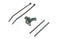 04969 Antenna support for tailboom, grey-Mad 4 Heli