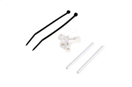 04963 Antenna support for tailboom, white-Mad 4 Heli