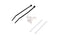 04963 Antenna support for tailboom, white-Mad 4 Heli