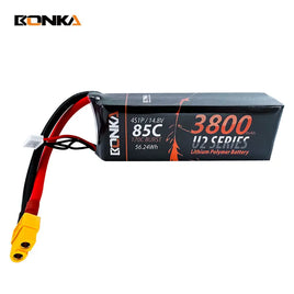 BONKA 3800mAh 85C 4S LiPo Battery (XT60)-Mad 4 Heli
