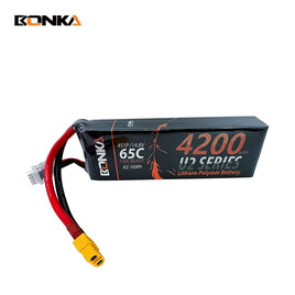 BONKA 4200mAh 65C 4S LiPo Battery (XT60)-Mad 4 Heli
