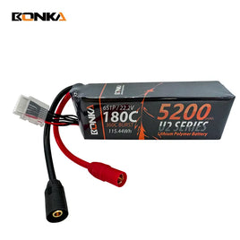 BONKA 5200mAh 180C 6S Lipo Battery (AS150)-Mad 4 Heli