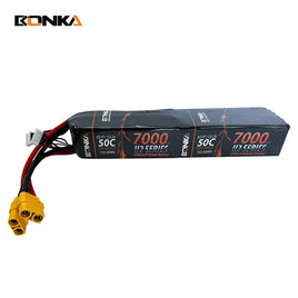 BONKA 7000mAh 50C 12S LiPo Battery (XT90)-Mad 4 Heli