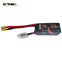 BONKA 750mAh 100C 3S Lipo Battery XT30-Mad 4 Heli