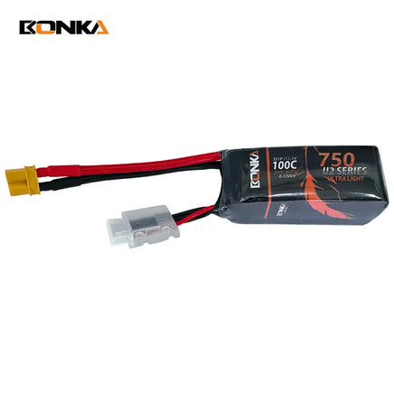 BONKA 750mAh 100C 3S Lipo Battery XT30-Mad 4 Heli