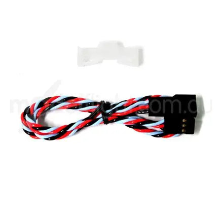 Dualsky servo extension lead, 600mm, Heavy Duty twisted suit JR, Futaba, Hitec-Mad 4 Heli